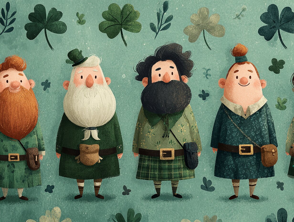Irish folk gathered to play traditional music together